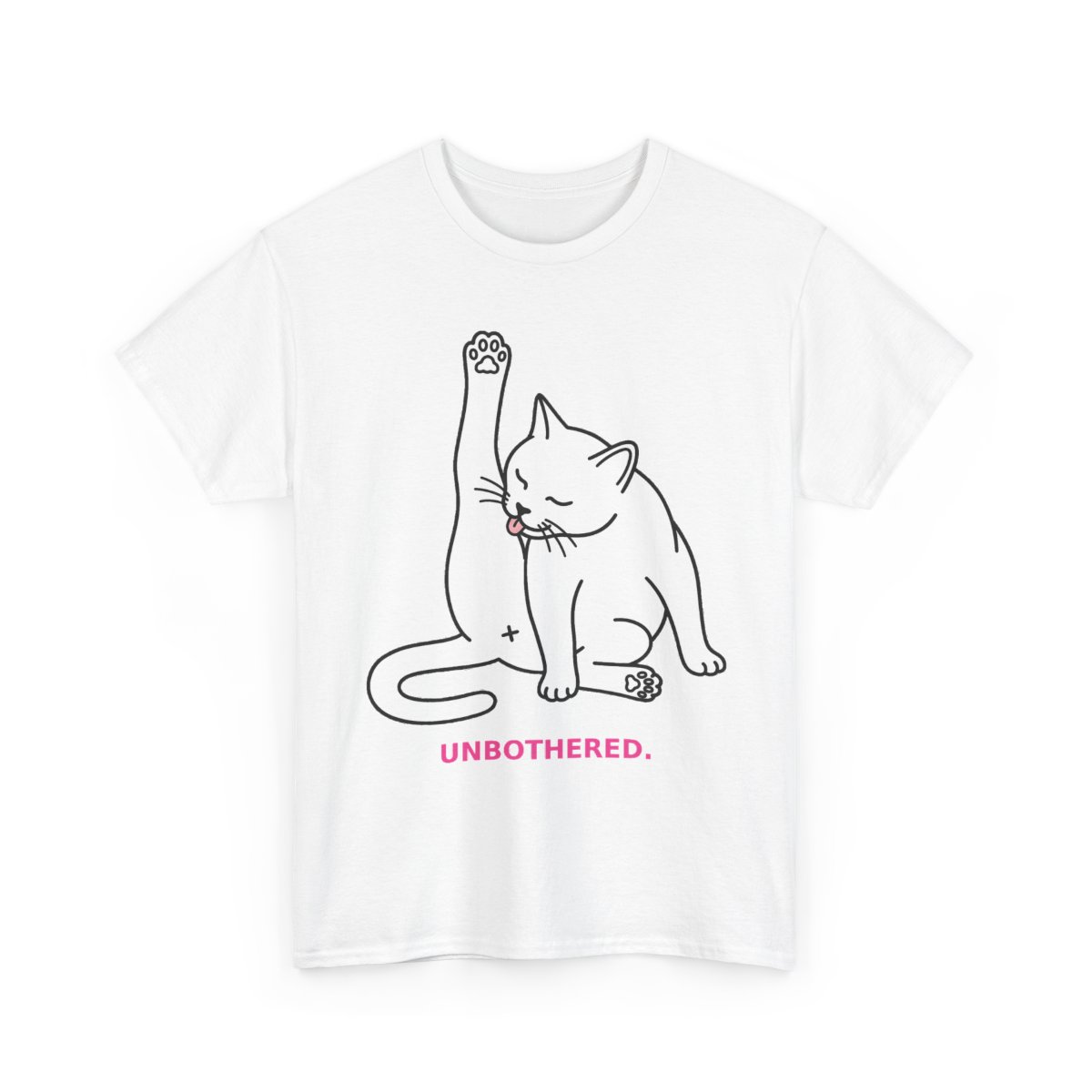 Unbothered Cat Tee — nomorebrain.com